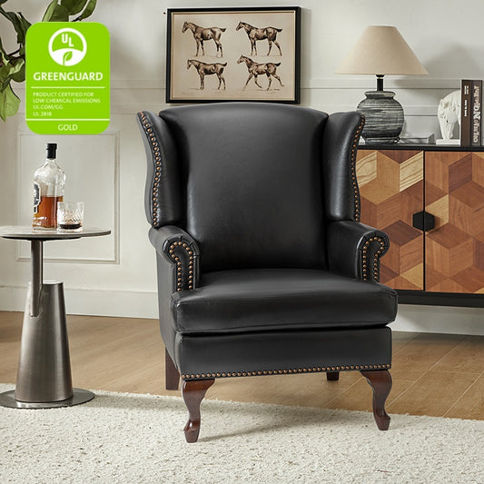 Wilhelm Genuine Leather Armchair