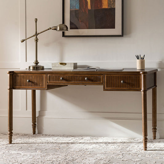 Isaac Transitional 60''W Office Desk With 3 Drawers