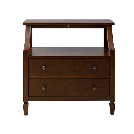 Grace 2 - Drawer End Table Chest with Built-in Outlets