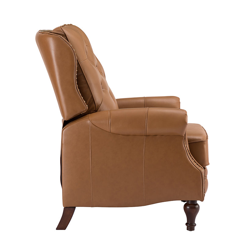 Laconia Genuine Leather Manual Recliner