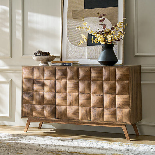 Werner Mid-century Modern Sideboard with Cable Management