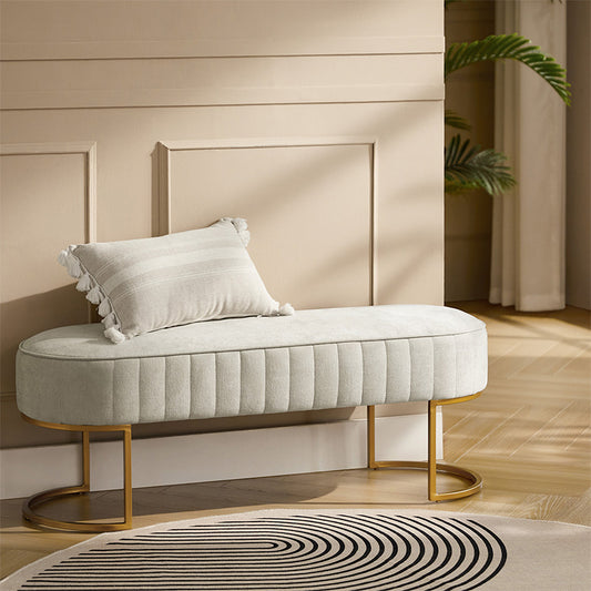 Damian Entryway Bench with Storage & Sturdy Metal Base