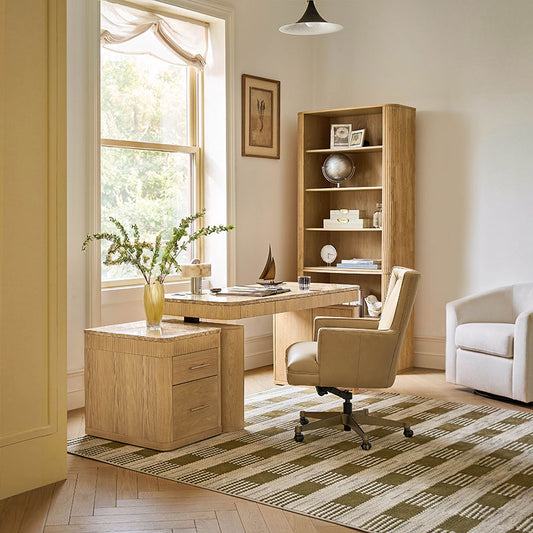 Baggio Marble Electric Adjustable Standing Desk