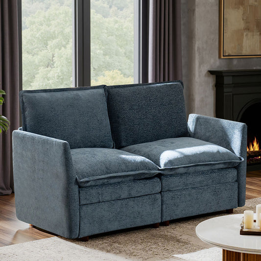 Victoria Oversized Modular Sectional Sofa with Hidden Storage and Removable Slipcovers