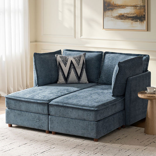 Diego Modern Modular 6-Seat Sectional Sofa with Chaise Lounge