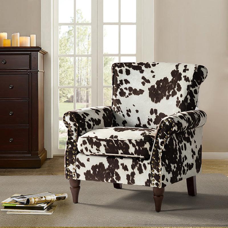 Cow print recliner hot sale