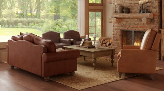 Classic Rustic Lodge Living Room
