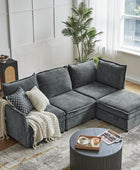 Victoria Oversized Soft Sectional Sofa with Storage