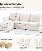 Victoria Oversized Soft Sectional Sofa with Storage