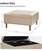 Alejandro Storage Tufted Cocktail Ottoman