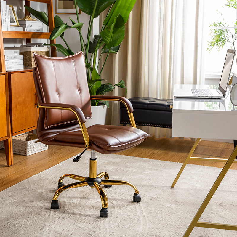 Padded Desk Chair Chic Okeysen Office Desk Chair No Wheels