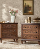 Colombo 3-Drawer End Table with Built-In Outlets(Optional Types)