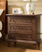Colombo 3-Drawer End Table with Built-In Outlets(Optional Types)