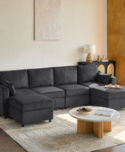 Amando Soft Storage Sectional Sofa