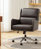 Eamonn Ergonomics Adjustable Swivel Office Chair with Metal Feet