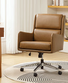 Eamonn Ergonomics Adjustable Swivel Office Chair with Metal Feet