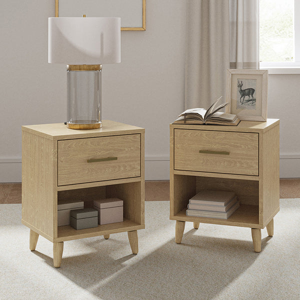 Ivan Nightstand with Built-In Outlets (Set of 2)