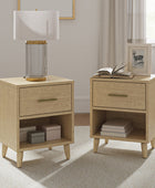 Ivan Nightstand with Built-In Outlets (Set of 2)