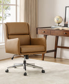 Eamonn Ergonomics Adjustable Swivel Office Chair with Metal Feet