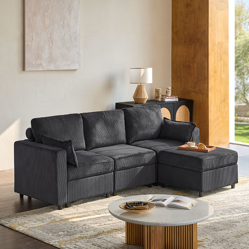 Amando Soft Storage Sectional Sofa