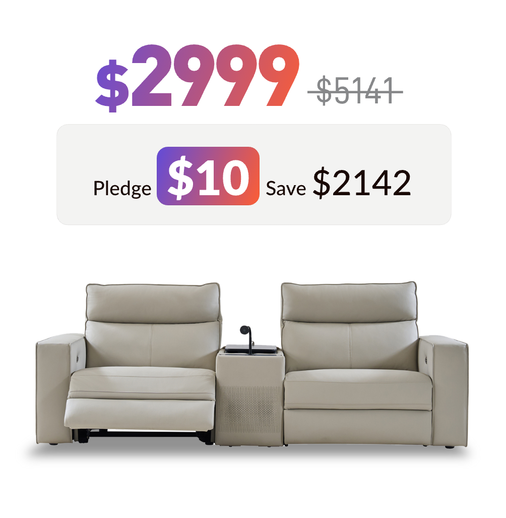 42%0FF for EliteNest man cave sofa -Limited Pre-launch Offer