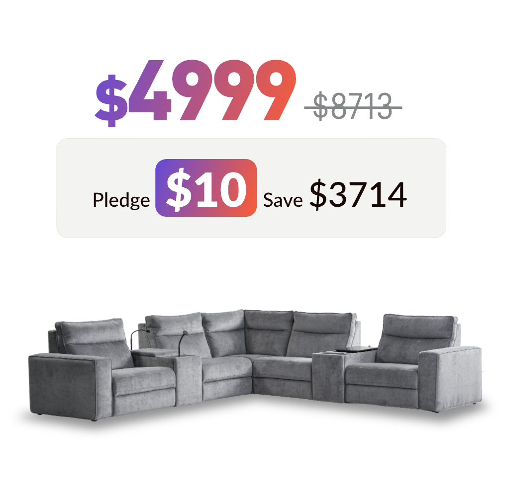 42%0FF for EliteNest man cave sofa -Limited Pre-launch Offer