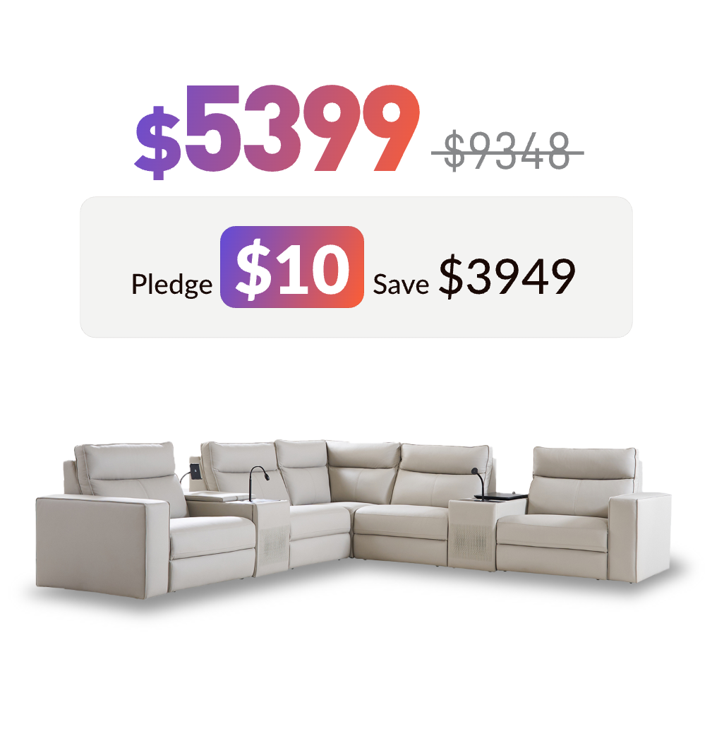 42%0FF for EliteNest man cave sofa -Limited Pre-launch Offer