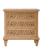 Colombo 3-Drawer Nightstand with Built-In Outlets(Optional Types)