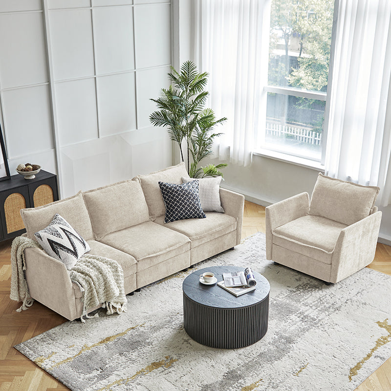 Victoria Oversized Soft Sectional Sofa with Storage