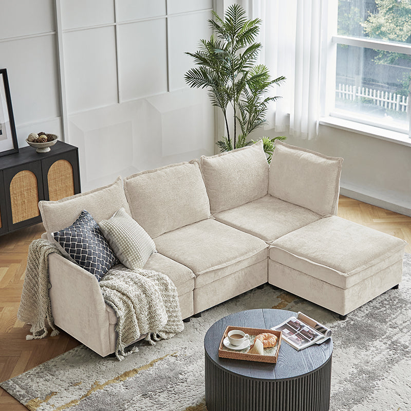 Victoria Oversized Soft Sectional Sofa with Storage