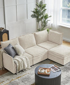 Victoria Oversized Soft Sectional Sofa with Storage