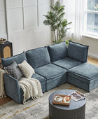 Victoria Oversized Soft Sectional Sofa with Storage