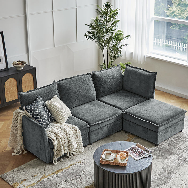 Victoria Oversized Soft Sectional Sofa with Storage