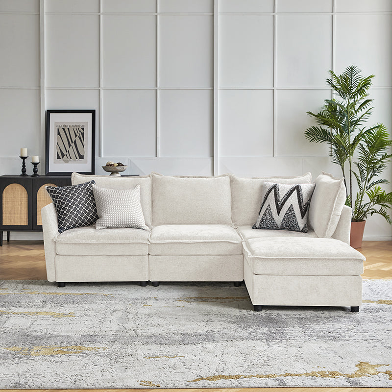 Victoria Oversized Soft Sectional Sofa with Storage