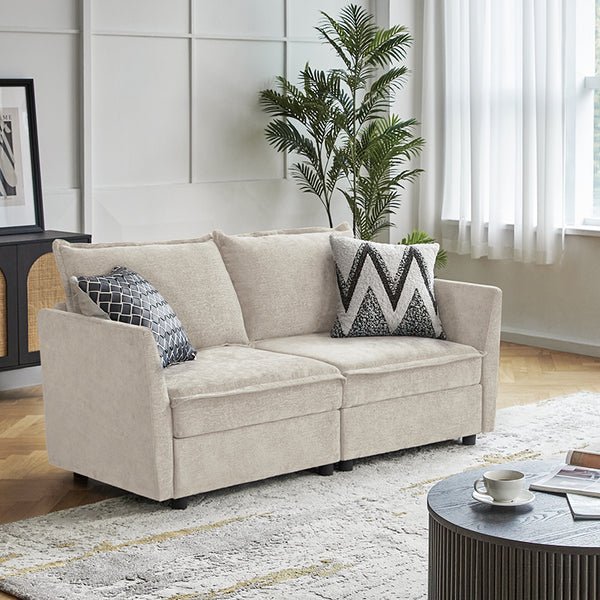 Victoria Oversized Soft Sectional Sofa with Storage