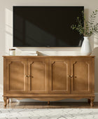 4-Door Vintage Sideboard with Storage & Media