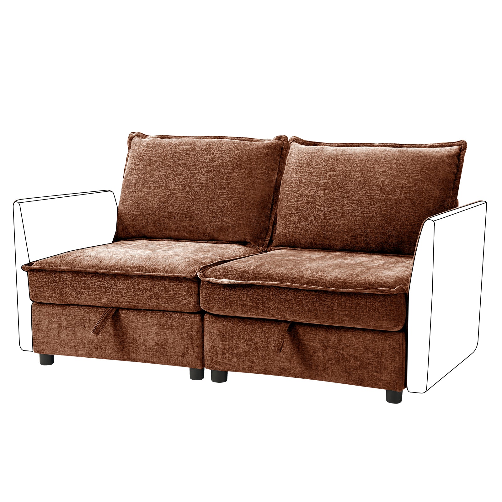 Accessories for Harmetrix Oversized Soft Sectional Couch