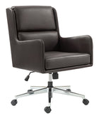 Eamonn Ergonomics Adjustable Swivel Office Chair with Metal Feet