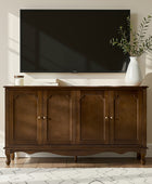 4-Door Vintage Sideboard with Storage & Media