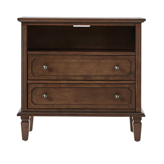 Galatea 2 - Drawer Solid Wood End Table Chest(Optional Types)