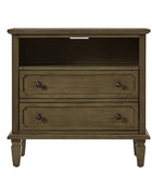 Galatea 2 - Drawer Solid Wood End Table Chest(Optional Types)