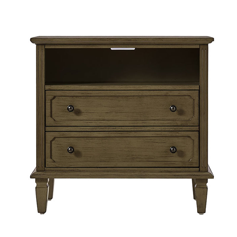 Galatea 2 - Drawer Solid Wood End Table Chest(Optional Types)