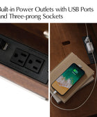 Colombo 3-Drawer Nightstand with Built-In Outlets(Optional Types)