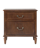 Farmhouse Solid Wood Nightstand (Optional Types)