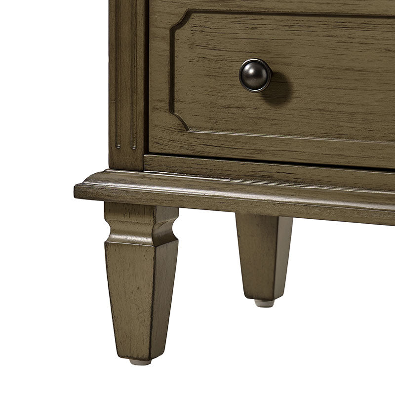 Galatea 2 - Drawer Solid Wood End Table Chest(Optional Types)