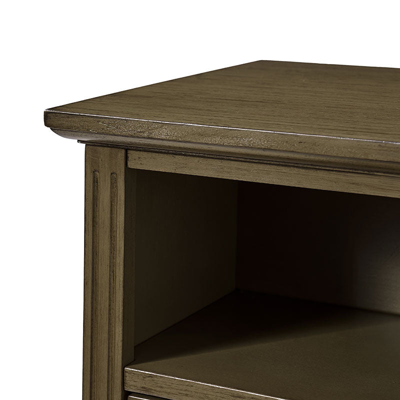 Galatea 2 - Drawer Solid Wood End Table Chest(Optional Types)