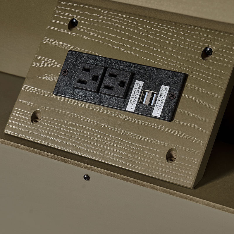 Galatea 2 - Drawer Solid Wood End Table Chest(Optional Types)