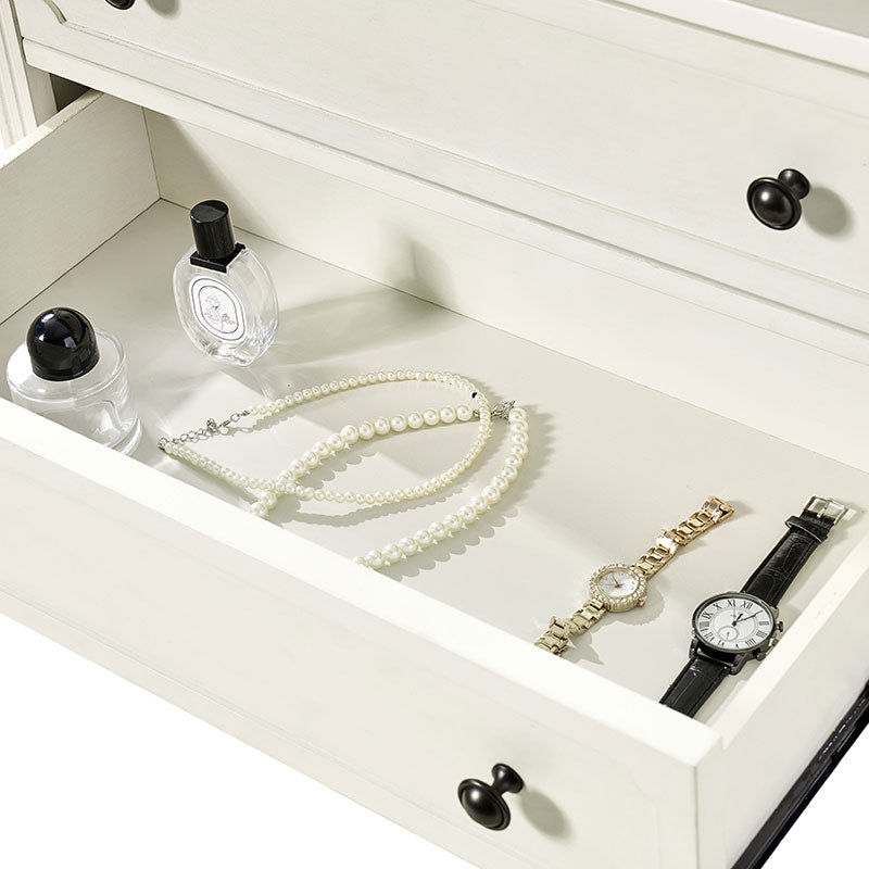 Galatea 2 - Drawer Solid Wood End Table Chest(Optional Types)