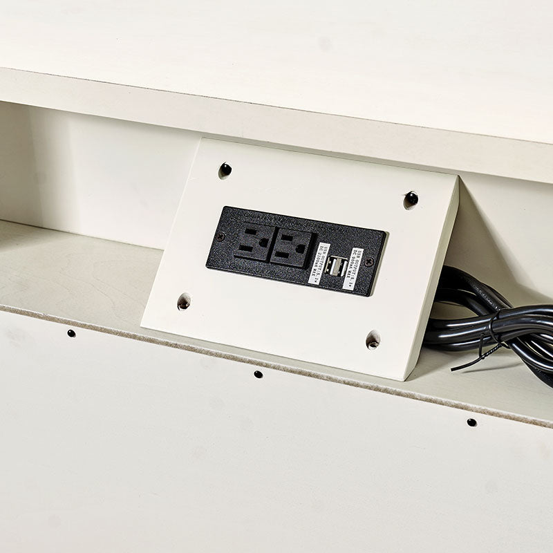 Galatea 2 - Drawer Solid Wood End Table Chest(Optional Types)