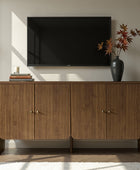 Paula Versatile Buffet Cabinet Sideboard with Adjustable Shelves, Cable Management